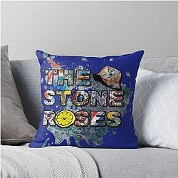 The Stone Roses Madchester Design Throw Pillow