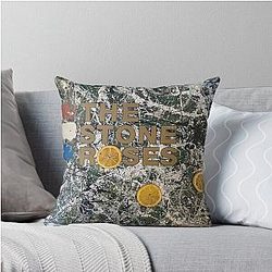 The Stone Roses - Vinyl Throw Pillow