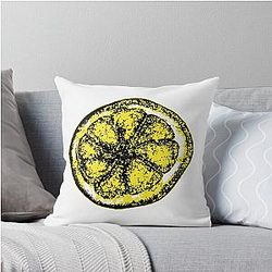Stone Roses Merch The Stone Roses Lemon Ringer Throw Pillow