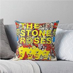 The Stone Roses Throw Pillow