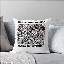 Mens Best Vintage The Stone Roses Photographic Throw Pillow