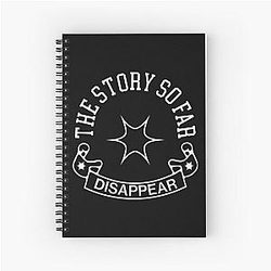 The Story So Far Merch Disappear Spiral Notebook