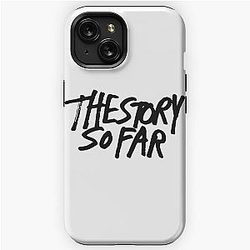 the story so far black iPhone Tough Case