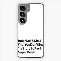 The Story So Far Albums - Under Soil and Dirt, What You Don't See, The Story So Far, Proper Dose Samsung Galaxy Soft Case