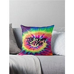 The Story So Far - Tie Dye Throw Pillow
