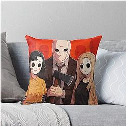 The Strangers Creepy Horror Throw Pillow