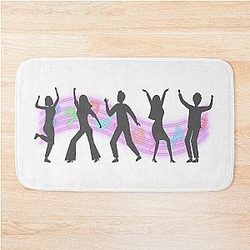 Dancing with the Stranger Bath Mat