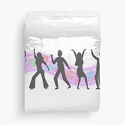 Dancing with Strangers Duvet Cover