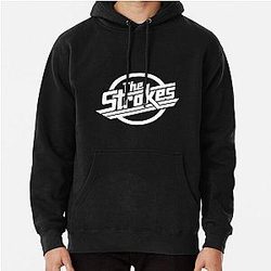 The Strokes Merch The Strokes Logo Pullover Hoodie