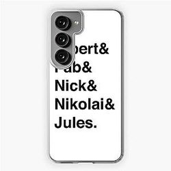 The Strokes Helvetica Black Samsung Galaxy Soft Case