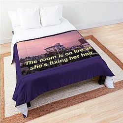 Reptilia - The Strokes band design Comforter