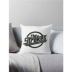 The Strokes Merch The Strokes Logo Throw Pillow