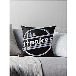 The Strokes 팟캐스트 The Strokes 로고 던지기 베개