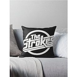 The Strokes Merch The Strokes Logo Throw Pillow