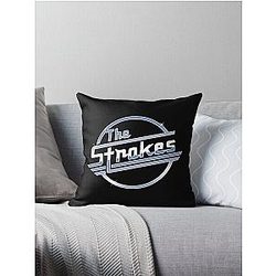 The Strokes Merch The Strokes Logo Throw Pillow