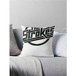 The Strokes Merch The Strokes Logo Throw Pillow