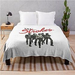 Wadah the strokes Throw Blanket