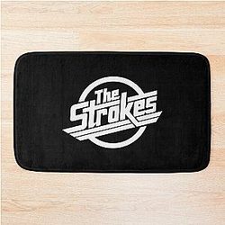 The Strokes 팟캐스트 The Strokes 로고 목욕 매트