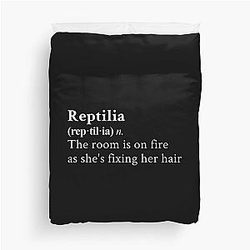 Reptilia by The Strokes Duvet Cover