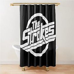 The Strokes Merch The Strokes Logo Shower Curtain