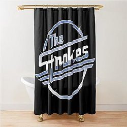 The Strokes Merch The Strokes Logo Shower Curtain