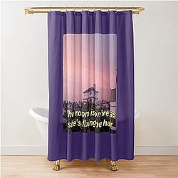 Reptilia - The Strokes band design Shower Curtain