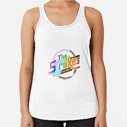 The Strokes Pride Flag ?️‍?  Racerback Tank Top