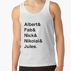 The Strokes Black Text Tank Top