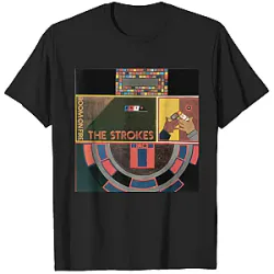 The Strokes T-Shirts - Signature "Room on Fire" Abstract Album