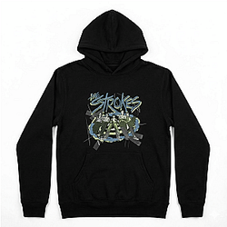 Heavy Knit Garment Dyed Photo Pullover Hoodie