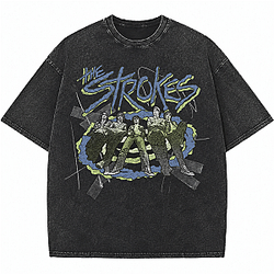 Heavy Knit Garment HTCT2706 The Strokes T-Shirts