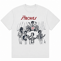 The Strokes Band Rare HTCT2706 The Strokes T-Shirts