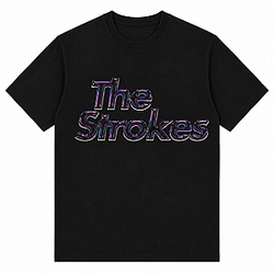 The Strokes Oil Slick Logo HTCT2706 The Strokes T-Shirts