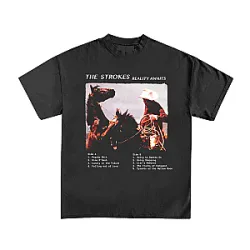 Reality Awaits Cowboy Tracklist LA1608 The Strokes T-Shirts