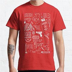 Collage of The Strokes Black and White Classic T-Shirt