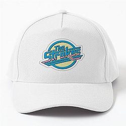 The Strokes Retro blue logo Baseball Cap