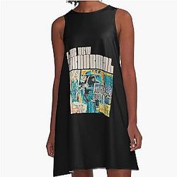  the strokes A-Line Dress