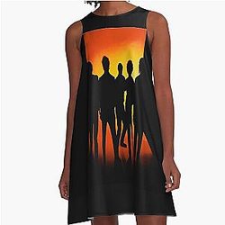the strokes merch A-Line Dress