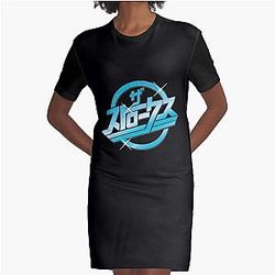 The Strokes Japan Logo Graphic T-Shirt Dress