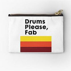 드럼, Fab - The Strokes 밴드 디자인, 스티커, 찻잔, 티셔츠, 기타 지퍼 파우치