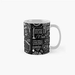 Collage of The Strokes Black and White Classic Mug