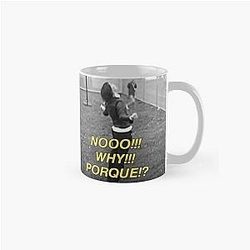 NO WHY PORQUE sticker the Strokes In Transit  Classic Mug