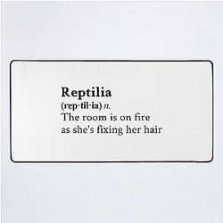 Reptilia by The Strokes Desk Mat