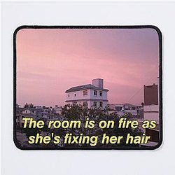 Reptilia - The Strokes band design Mouse Pad