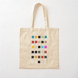 Minimalist The Strokes discography palette Cotton Tote Bag