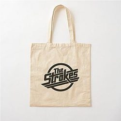 The Strokes Merch The Strokes Logo Cotton Tote Bag