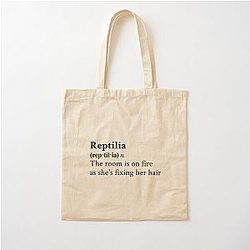 Reptilia by The Strokes Cotton Tote Bag