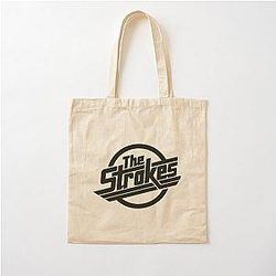  The Strokes Merch The Strokes Logo Cotton Tote Bag