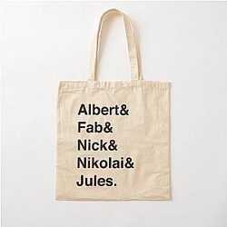 The Strokes Black Text Cotton Tote Bag