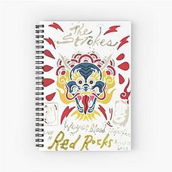 line the strokes art Spiral Notebook